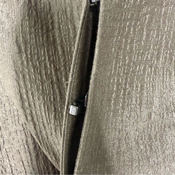 Eileen Fisher Crinkle Shimmer High Collar Jacket – Size Small - Picture 4 of 7